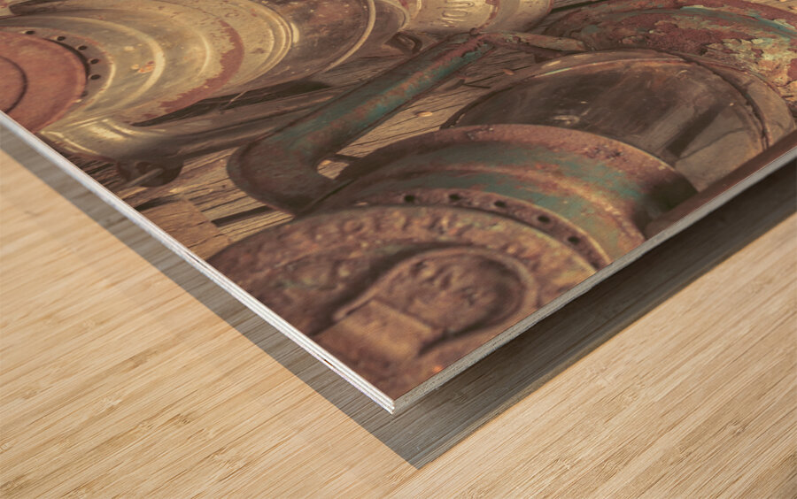 Whiskey chips Wood print