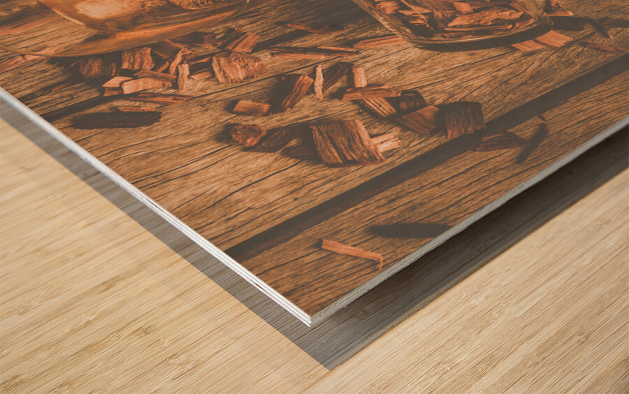 The old whiskey mill Wood print