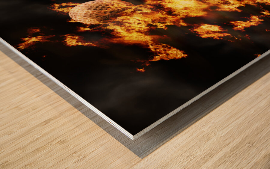 Far beyond driven Wood print