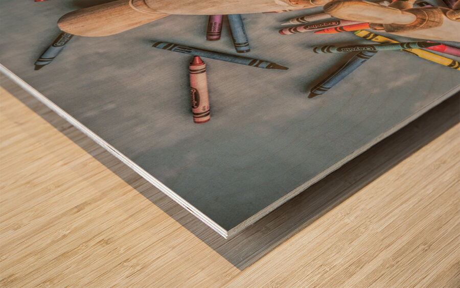 Hand drawn Wood print