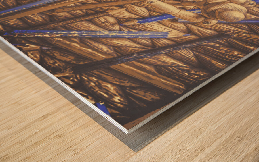 Sharpeners Wood print