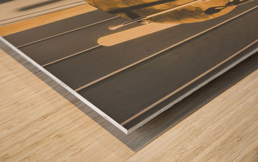 Puppetry of painters  Wood print