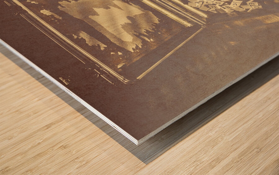 Closing in Wood print