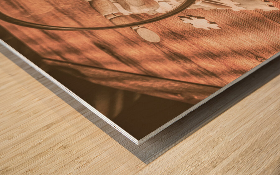 The uncovering Wood print