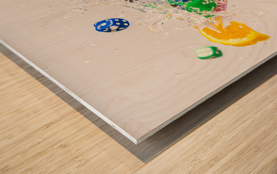 Out splash Wood print