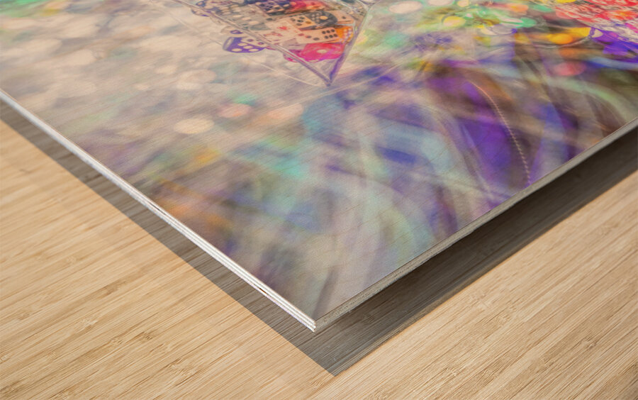 Casino twist Wood print