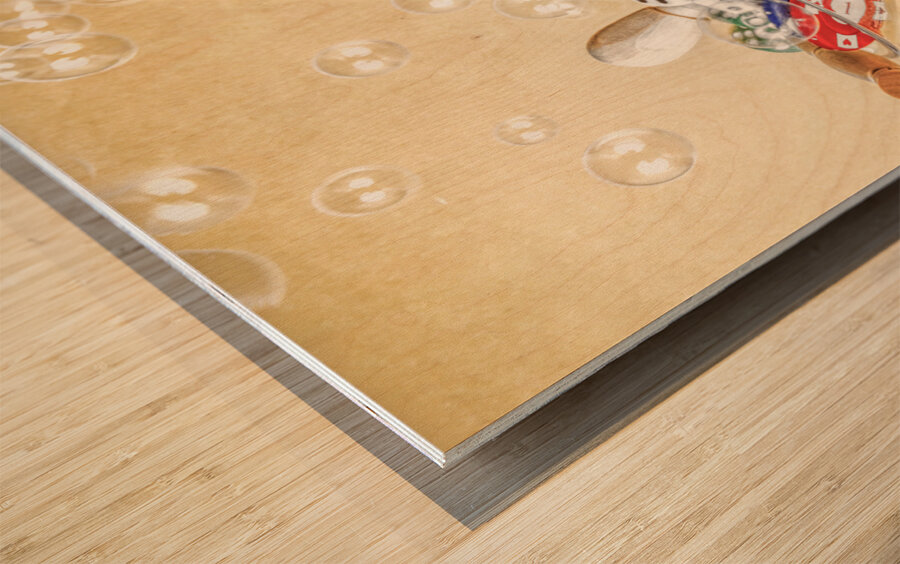 Manhattan Wood print