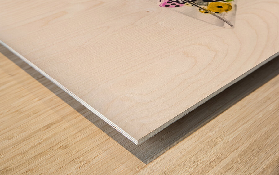 Casino slammer Wood print