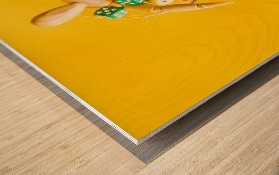 Bar thing Wood print