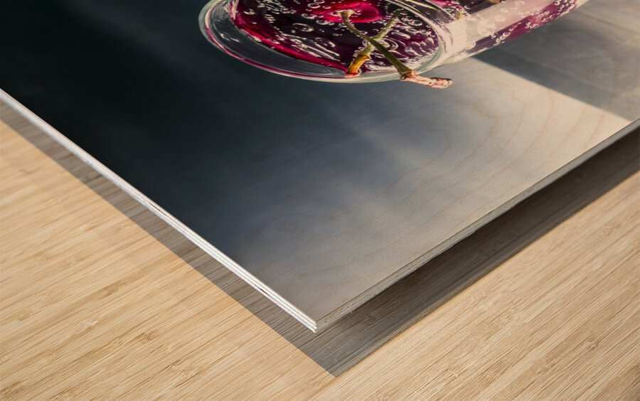 Contemporary celebration Wood print