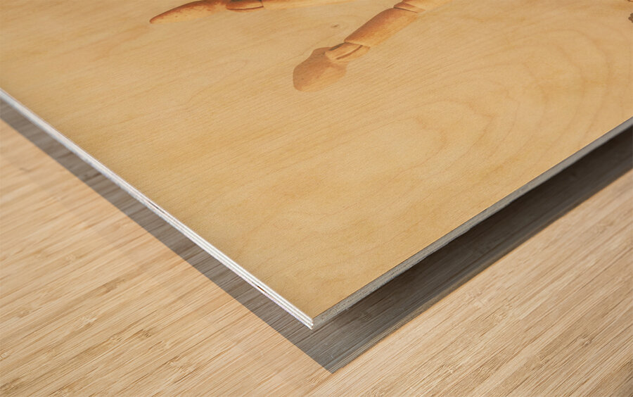 Head first Wood print