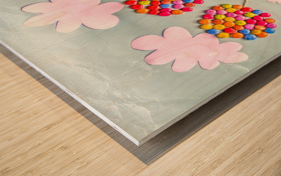 Chocolate coated Wood print