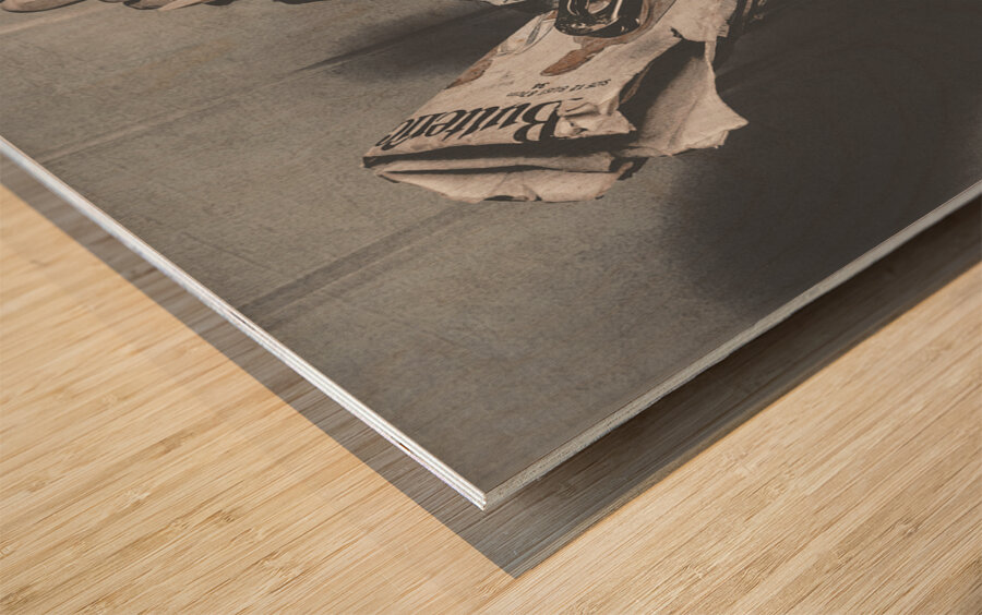 Tailor And Stitch Wood print