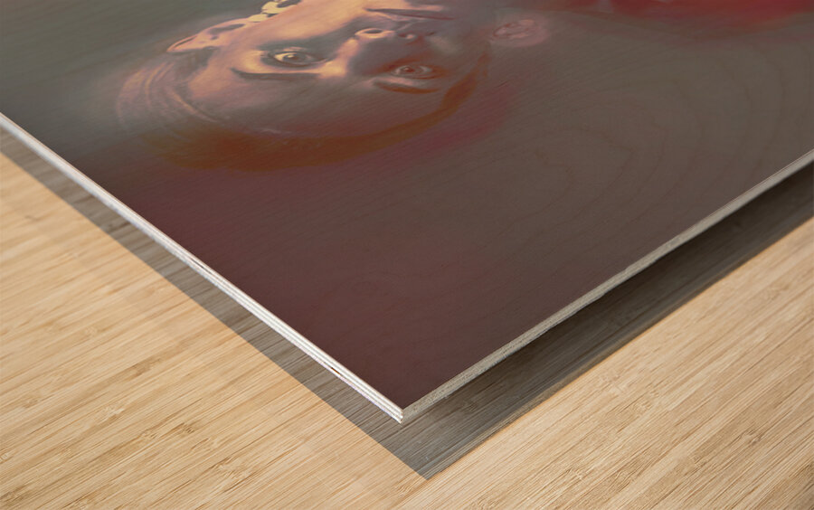 Light And Fashion Form Wood print