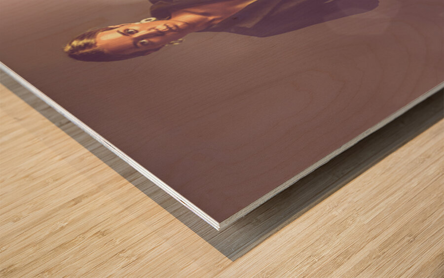 Shimmering Elegance Wood print