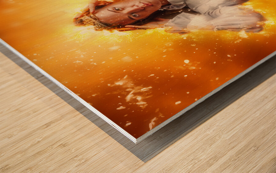 Fire And Thrones Wood print