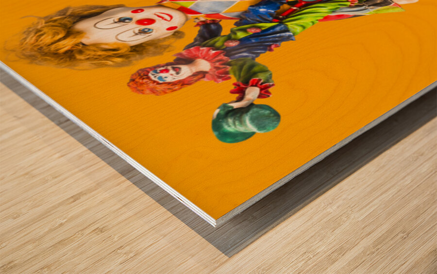 Toy Carnival Wood print