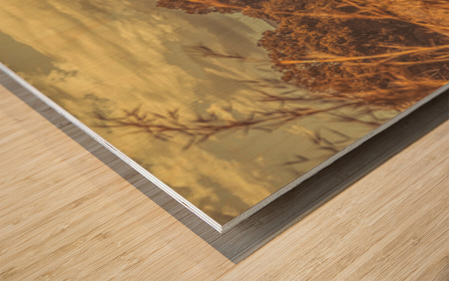 Wild Autumn Wood print