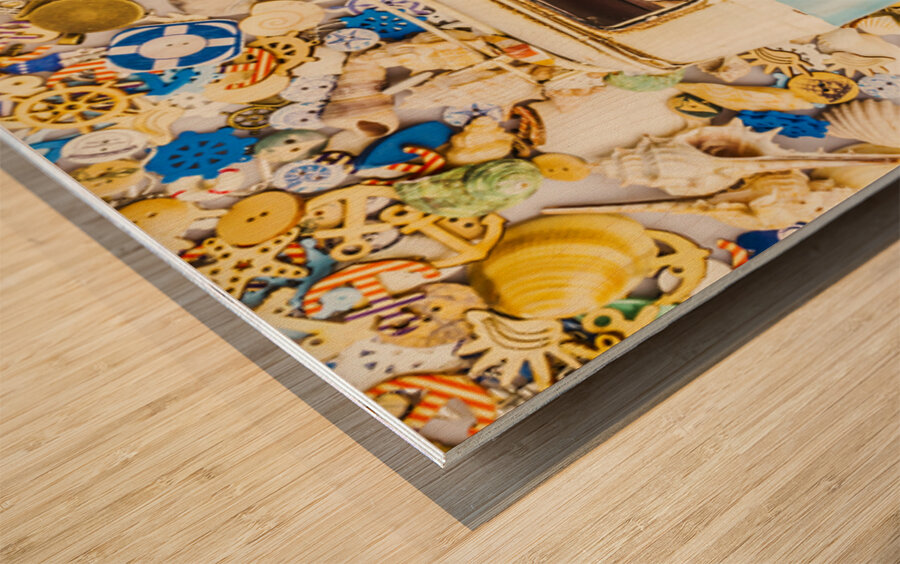 Beach Bum Wood print