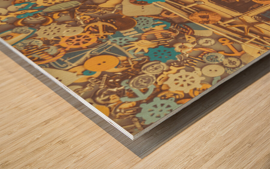 A Shore Thing Wood print