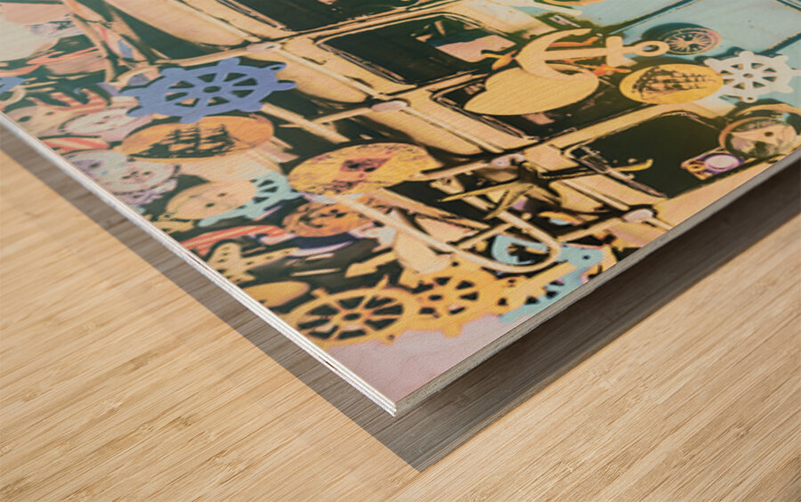 Beach Break 1960 Wood print