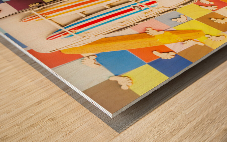 Boards And Blocks Wood print