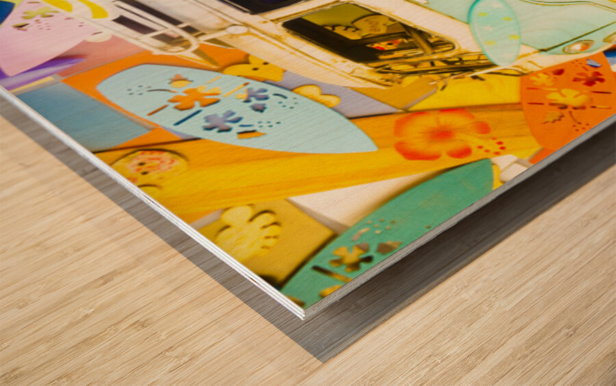 Beach Ttip Wood print