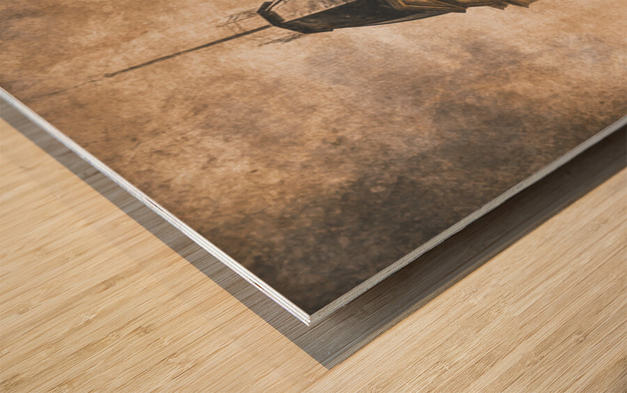 Bundaberg Post Office Clock Tower Wood print