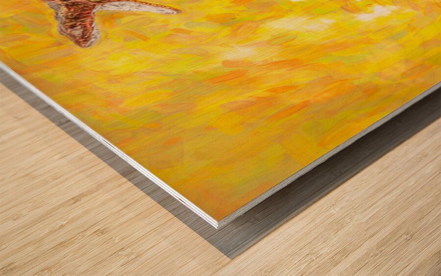 Serpents Scorching Fury Wood print