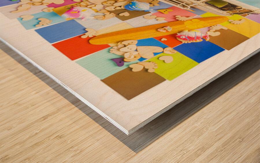 The Beach Collection Wood print