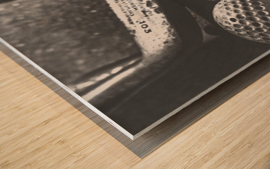 Classic Clubhouse  Wood print