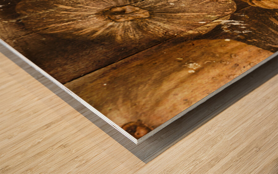 Weathered Farmers Market Wood print