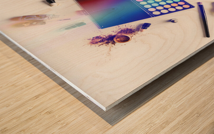 Vibrant Visage Wood print