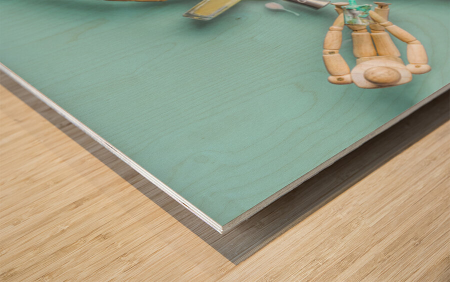 Nail Designers Wood print