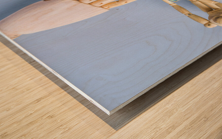 Finger Puppets Wood print