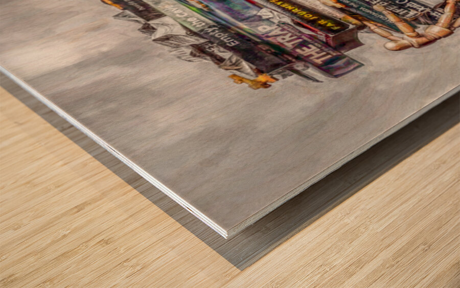 Escape Velocity Wood print