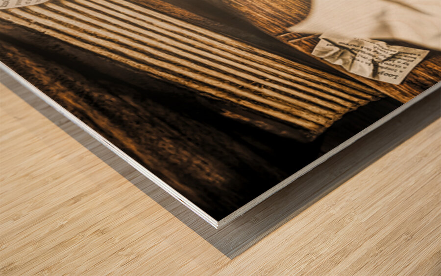 In Light Of Study Wood print