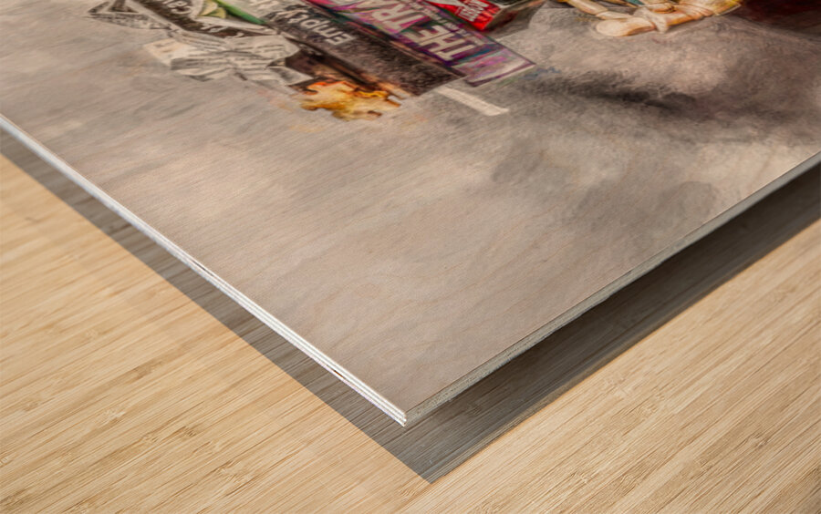 A Novel Escape Wood print