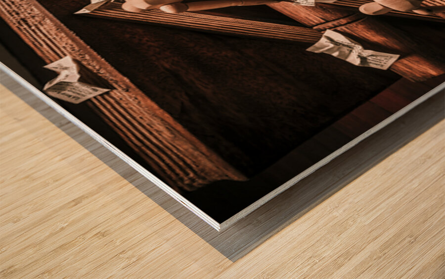 All Of The Mind Wood print