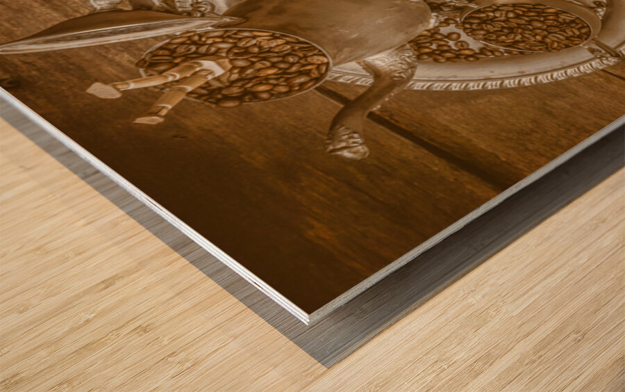 Espresso ism Wood print