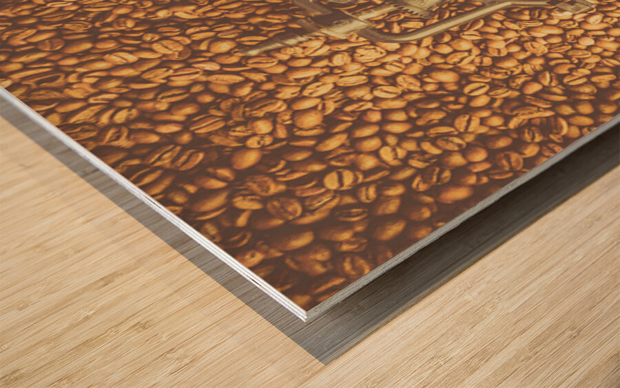 Daily Grind Wood print