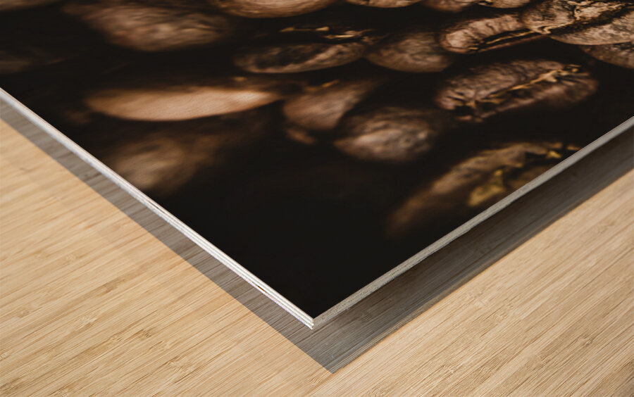 Black Bean Cafe Wood print