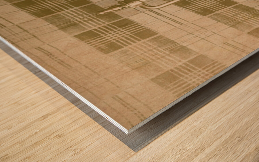 Classic Coffeemaker Wood print