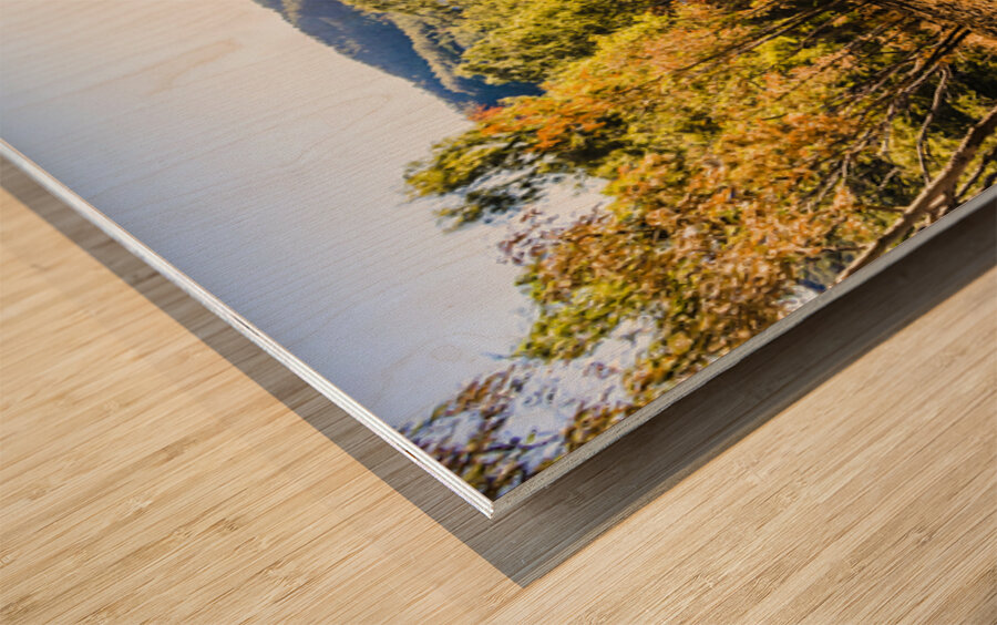 Rural Route Wood print