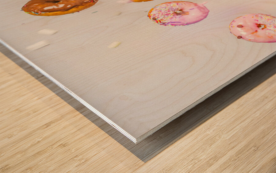 Sugary Gleam Wood print