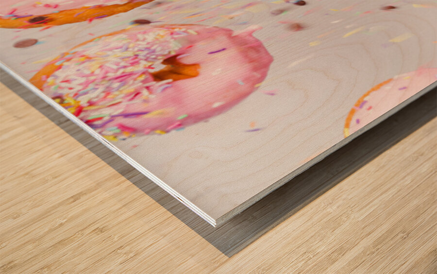 Aesthetically Sweet Wood print