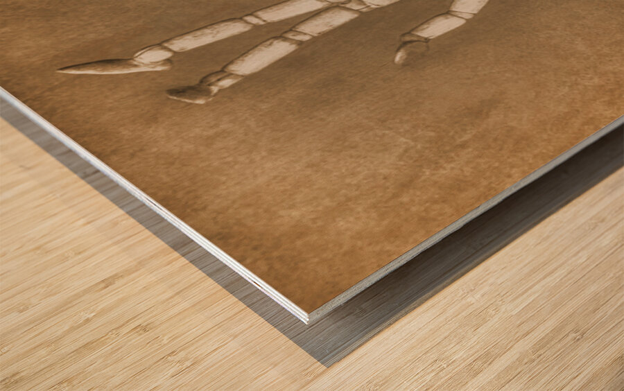 Dough Nutter Wood print