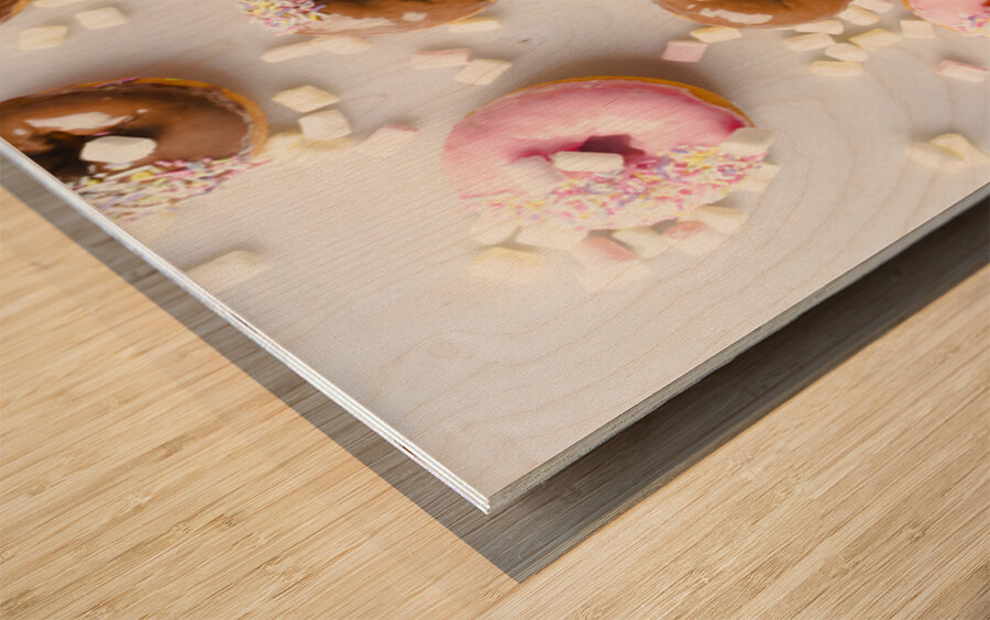 Contemporary Confection Wood print
