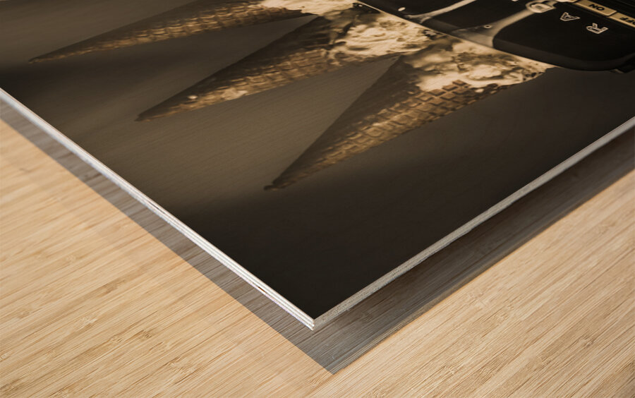 Ear Candy Wood print