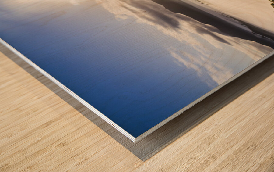 Dramatic Dawning Wood print